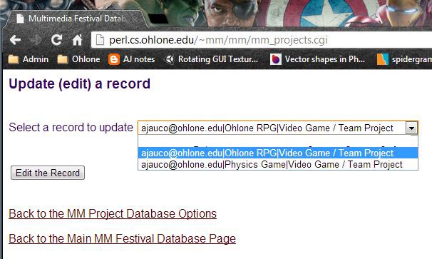 Update and score a project